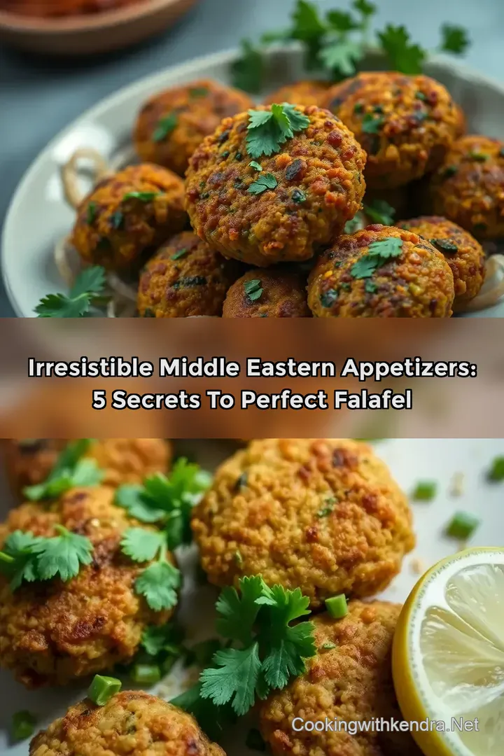 Irresistible Middle Eastern Appetizers: 5 Secrets to Perfect Falafel