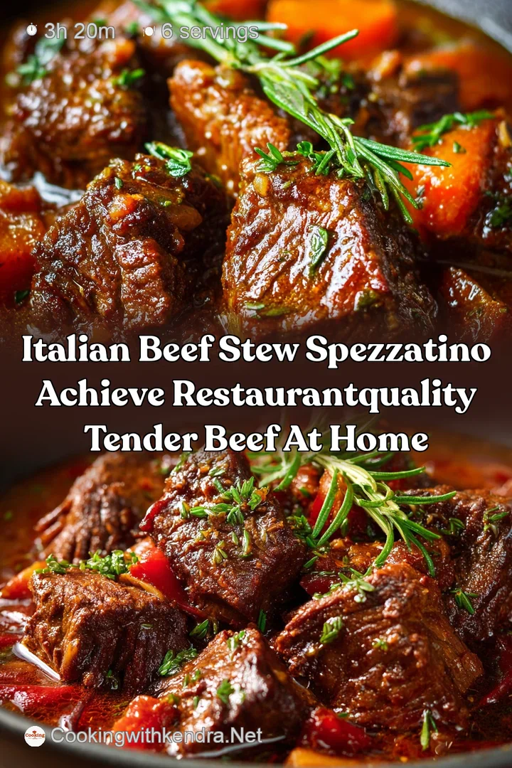 Italian Beef Stew Spezzatino Achieve RestaurantQuality Tender Beef at Home