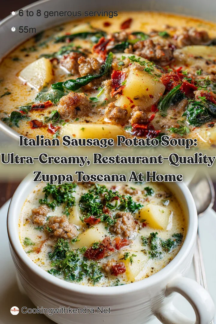 Italian Sausage Potato Soup: Ultra-Creamy Restaurant-Quality Zuppa Toscana at Home