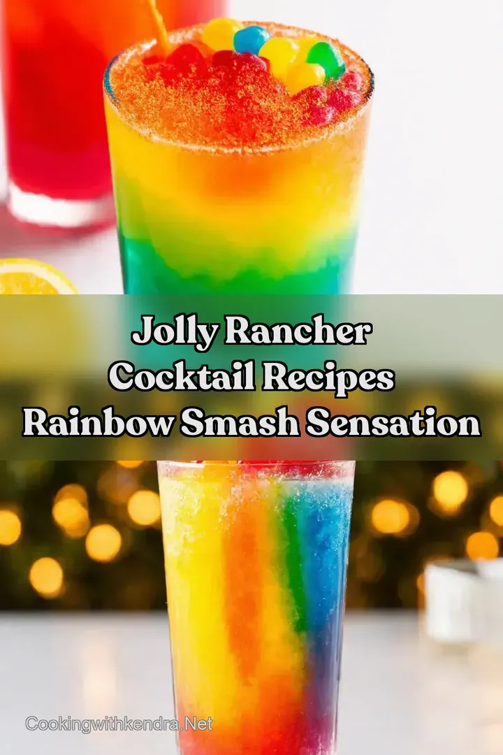 Jolly Rancher Cocktail Recipes Rainbow Smash Sensation