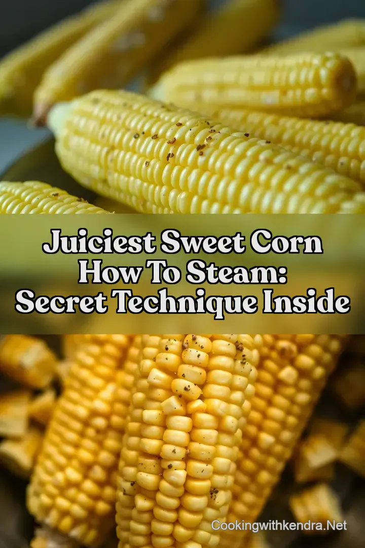 Juiciest Sweet Corn How to Steam: Secret Technique Inside