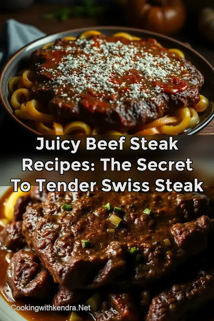 Juicy Beef Steak Recipes: The Secret to Tender Swiss Steak