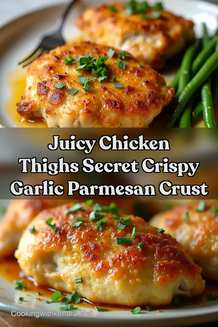 Juicy Chicken Thighs Secret Crispy Garlic Parmesan Crust