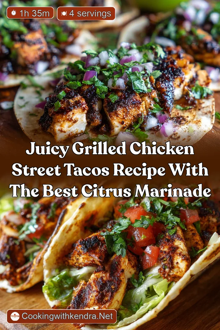 Juicy Grilled Chicken Street Tacos Recipe with the Best Citrus Marinade