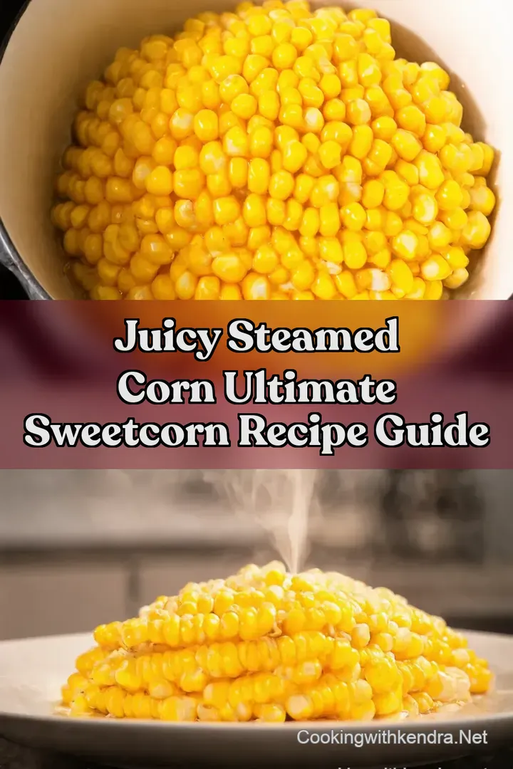 Juicy Steamed Corn Ultimate Sweetcorn Recipe Guide