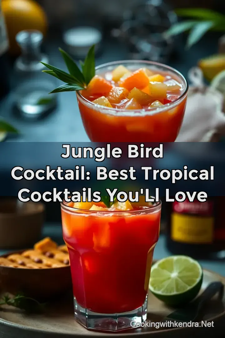 Jungle Bird Cocktail: Best Tropical Cocktails You ll Love