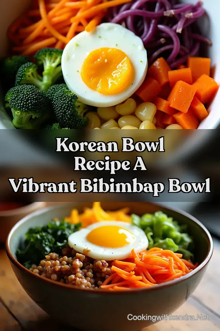 Korean Bowl Recipe A Vibrant Bibimbap Bowl