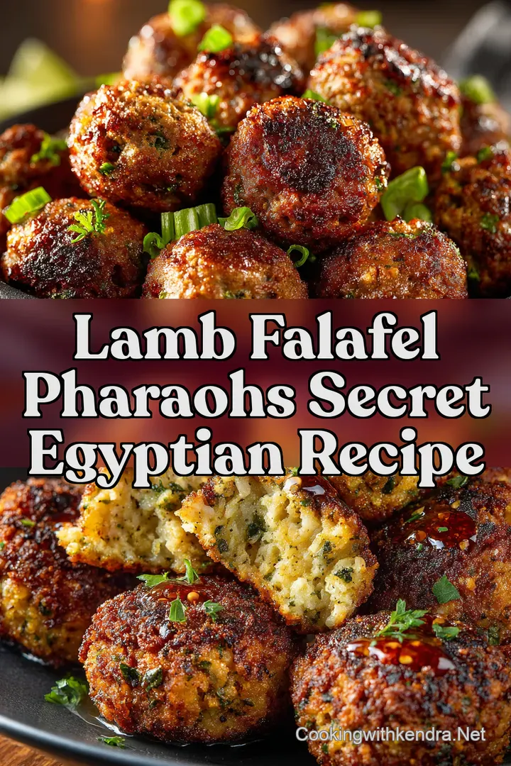 Lamb Falafel Pharaohs Secret Egyptian Recipe