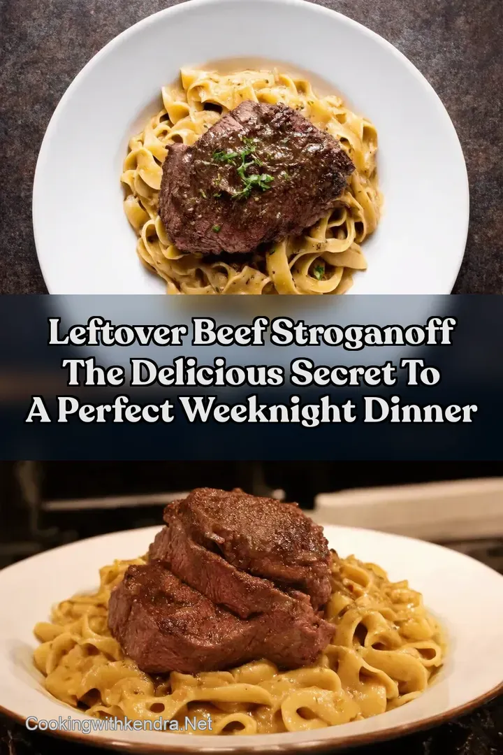 Leftover Beef Stroganoff The Delicious Secret to a Perfect Weeknight Dinner : PIN FOR LATER Leftover Beef Stroganoff The Delicious Secret to a Perfect Weeknight Dinner