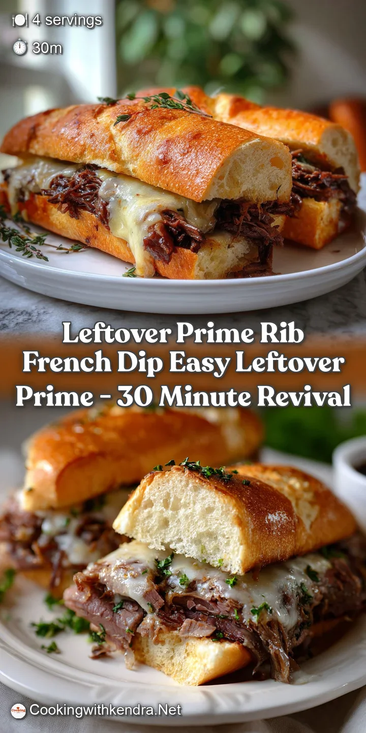Leftover Prime Rib French Dip Easy Leftover Prime - 30 Minute Revival