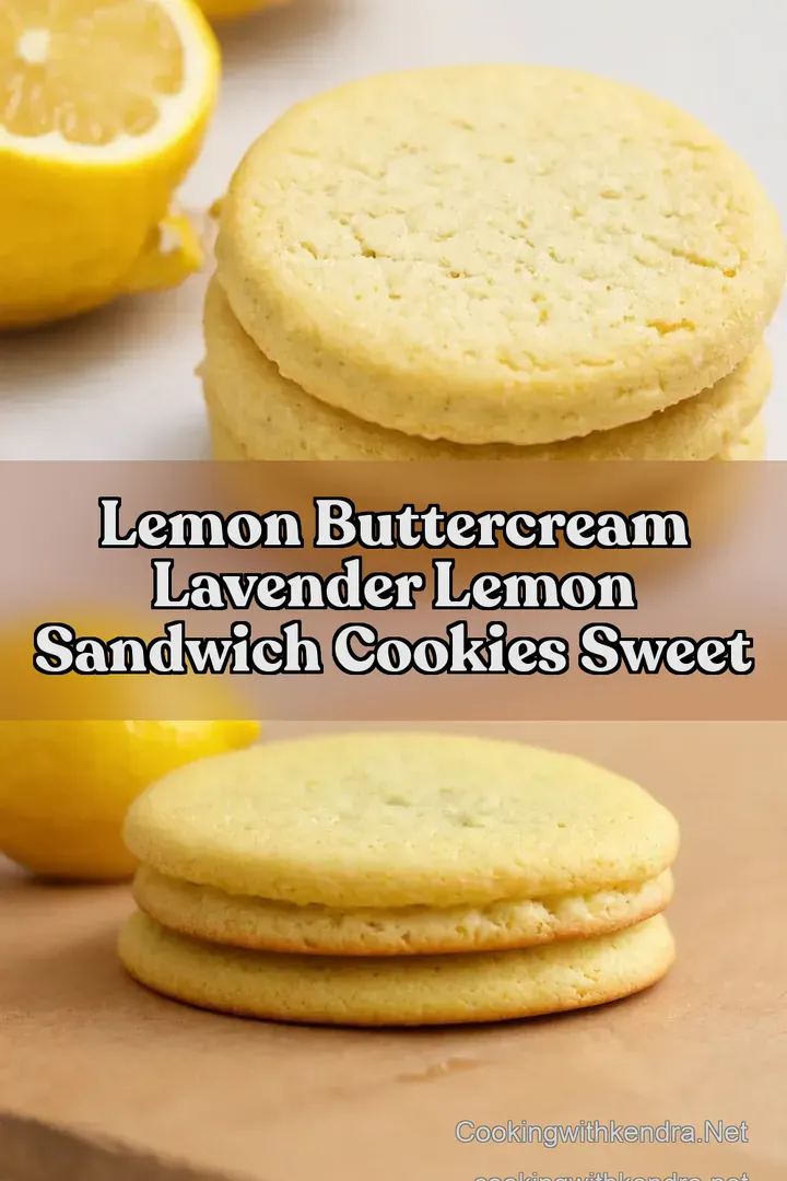 Lemon Buttercream Lavender Lemon Sandwich Cookies Sweet