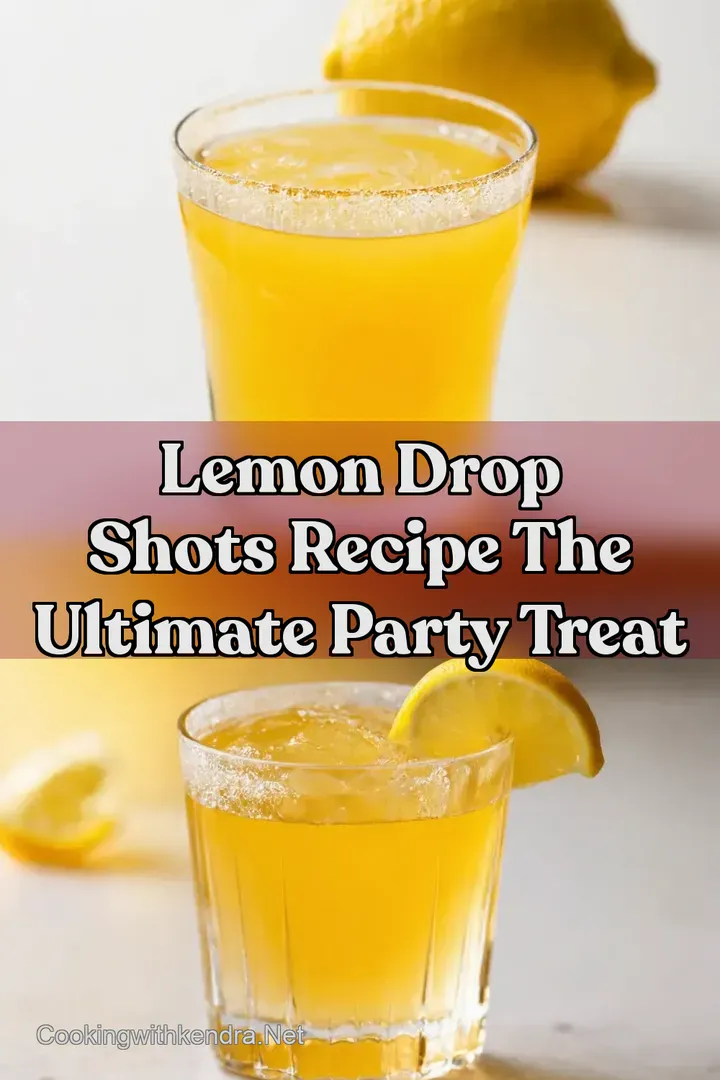 Lemon Drop Shots Recipe The Ultimate Party Treat