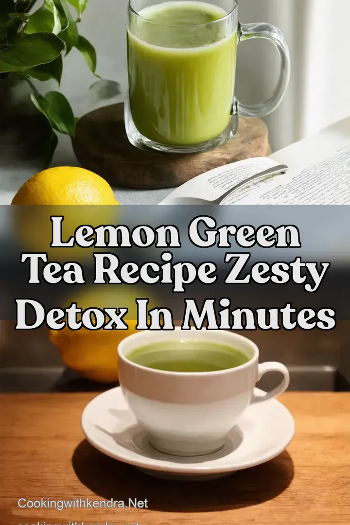 Lemon Green Tea Recipe Zesty Detox in Minutes