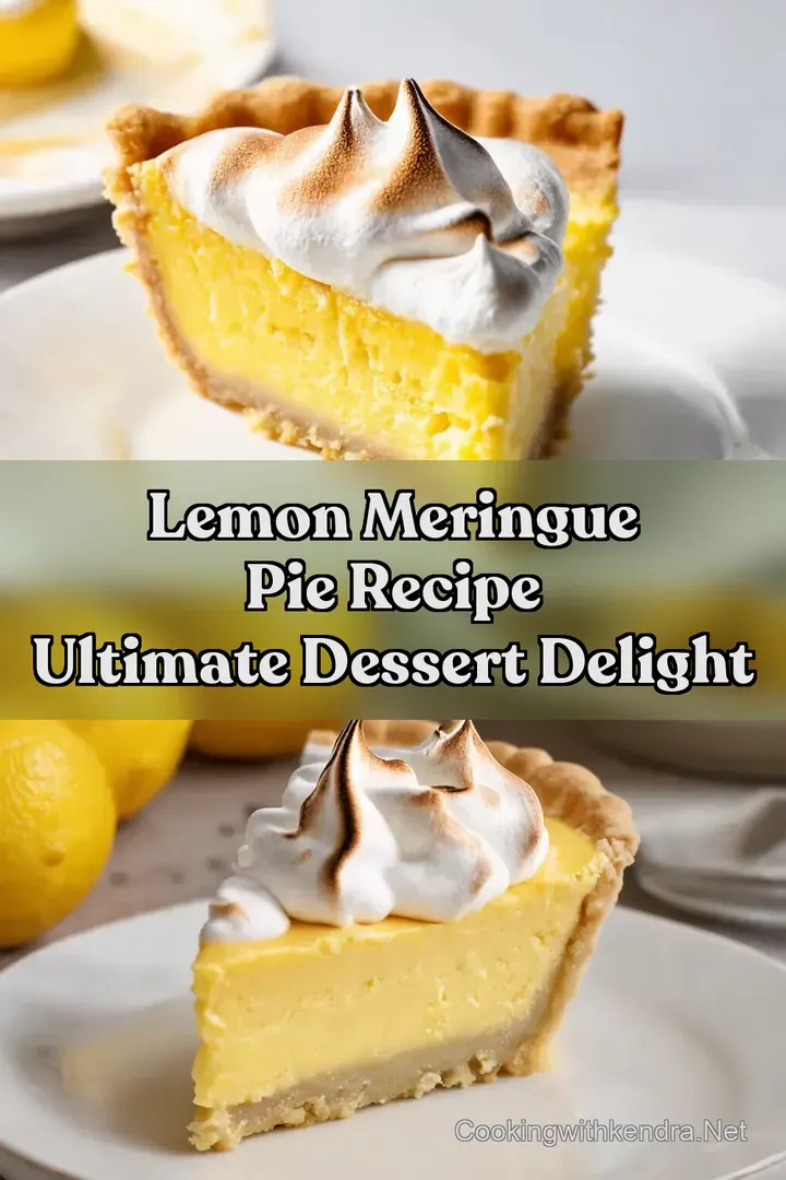 Lemon Meringue Pie Recipe Ultimate Dessert Delight : PIN FOR LATER Lemon Meringue Pie Recipe Ultimate Dessert Delight
