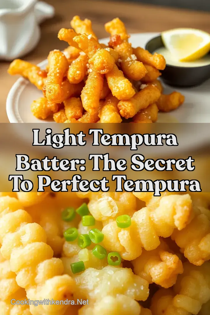 Light Tempura Batter: The Secret to Perfect Tempura : PIN FOR LATER Light Tempura Batter: The Secret to Perfect Tempura