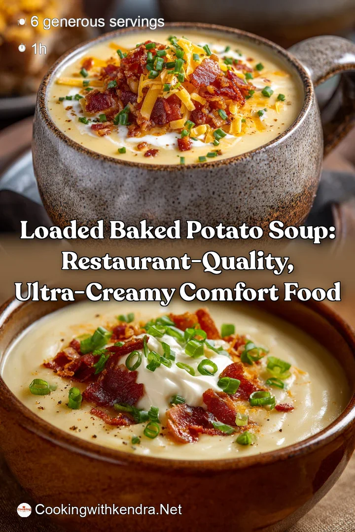 Loaded Baked Potato Soup: Restaurant-Quality Ultra-Creamy Comfort Food