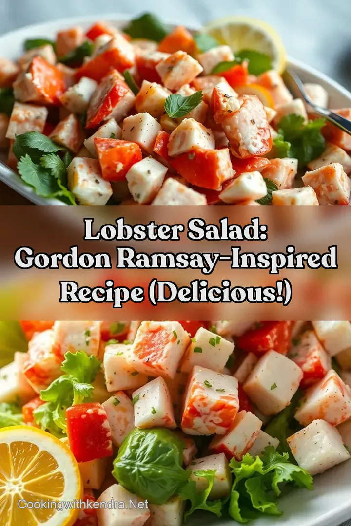 Lobster Salad: Gordon Ramsay-Inspired Recipe (Delicious!) : PIN FOR LATER Lobster Salad: Gordon Ramsay-Inspired Recipe (Delicious!)