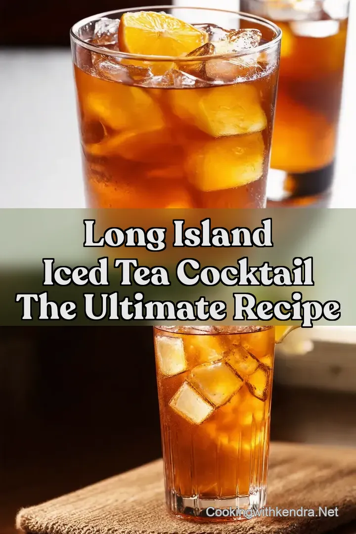 Long Island Iced Tea Cocktail The Ultimate Recipe