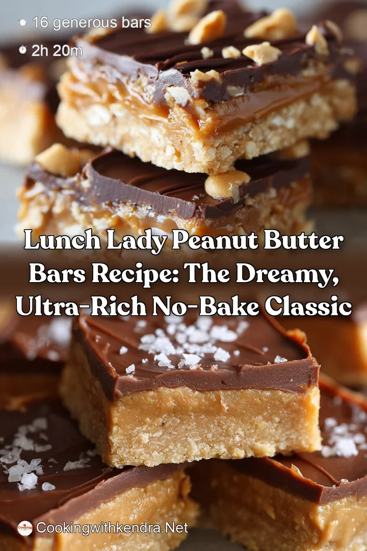 Lunch Lady Peanut Butter Bars Recipe: The Dreamy Ultra-Rich No-Bake Classic