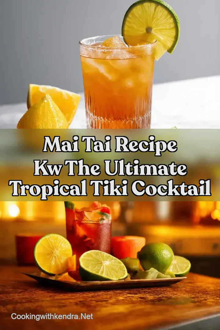 Mai Tai Recipe kw The Ultimate Tropical Tiki Cocktail
