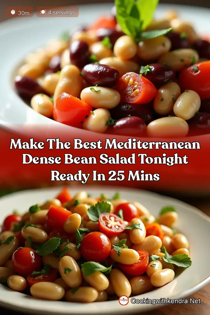 Make the Best Mediterranean Dense Bean Salad Tonight Ready in 25 Mins