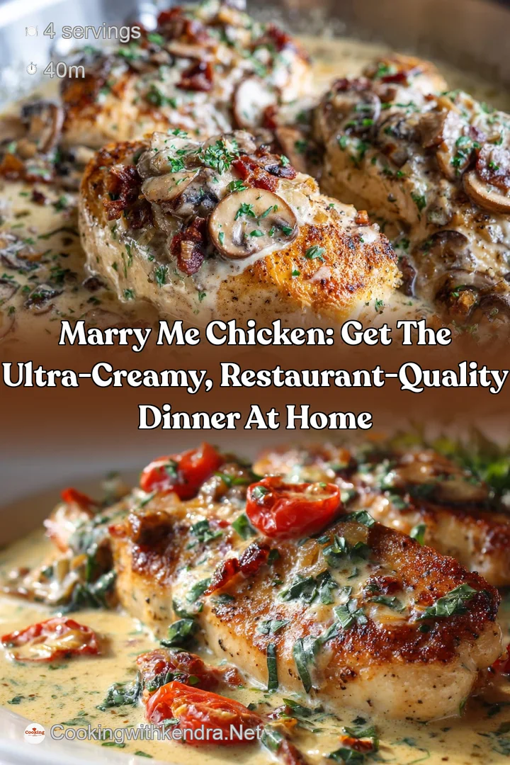 Marry Me Chicken: Get the Ultra-Creamy Restaurant-Quality Dinner at Home
