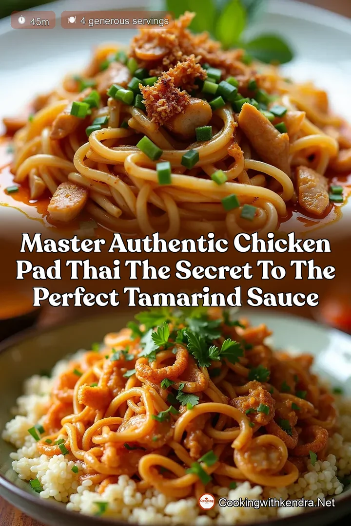 Master Authentic Chicken Pad Thai The Secret to the Perfect Tamarind Sauce