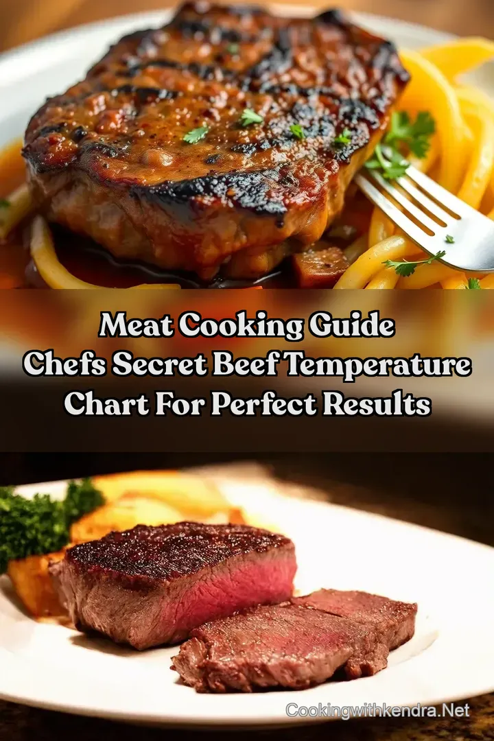 Meat Cooking Guide Chefs Secret beef temperature chart for Perfect Results