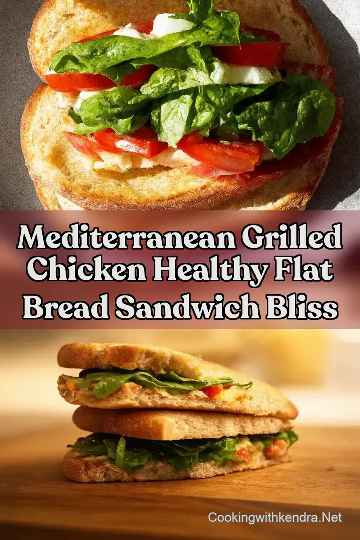Mediterranean Grilled Chicken Healthy Flat Bread Sandwich Bliss : PIN FOR LATER Mediterranean Grilled Chicken Healthy Flat Bread Sandwich Bliss