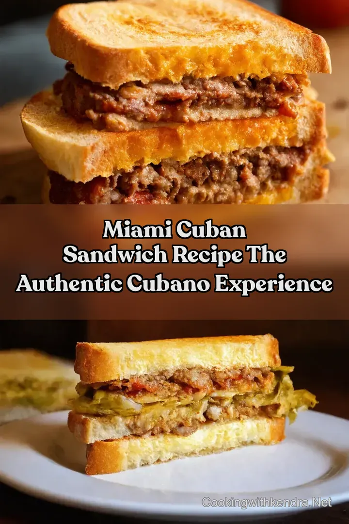 Miami Cuban Sandwich Recipe The Authentic Cubano Experience : PIN FOR LATER Miami Cuban Sandwich Recipe The Authentic Cubano Experience