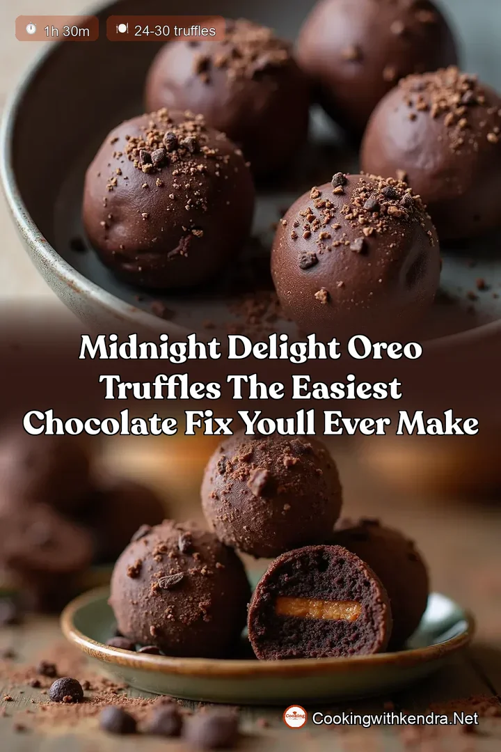 Midnight Delight Oreo Truffles The Easiest Chocolate Fix Youll Ever Make