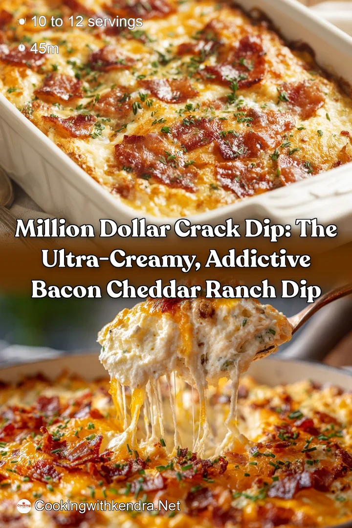 Million Dollar Crack Dip: The Ultra-Creamy Addictive Bacon Cheddar Ranch Dip