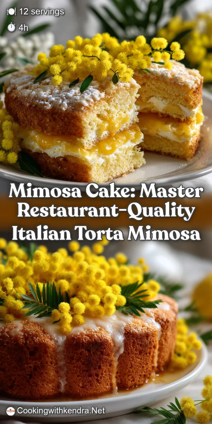 Mimosa Cake: Master Restaurant-Quality Italian Torta Mimosa