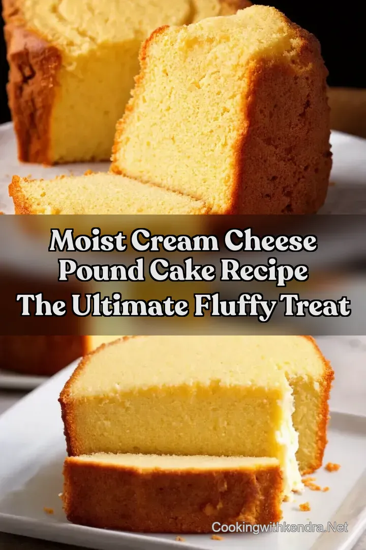 Moist Cream Cheese Pound Cake Recipe The ULTIMATE Fluffy Treat