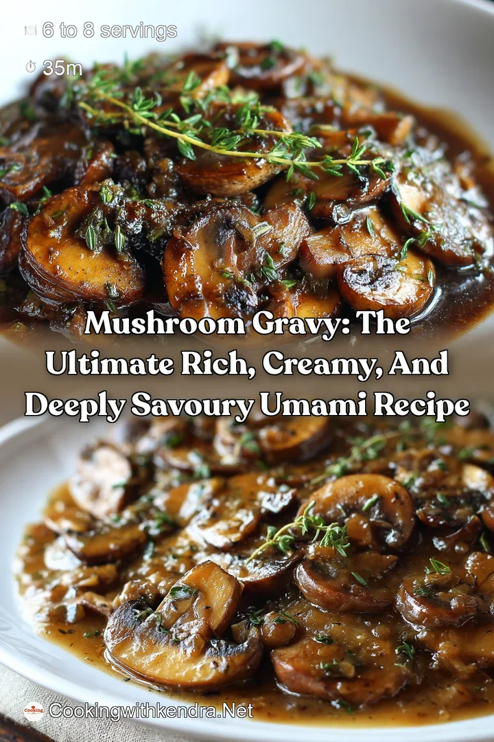 Mushroom Gravy: The ultimate rich creamy and deeply savoury umami recipe