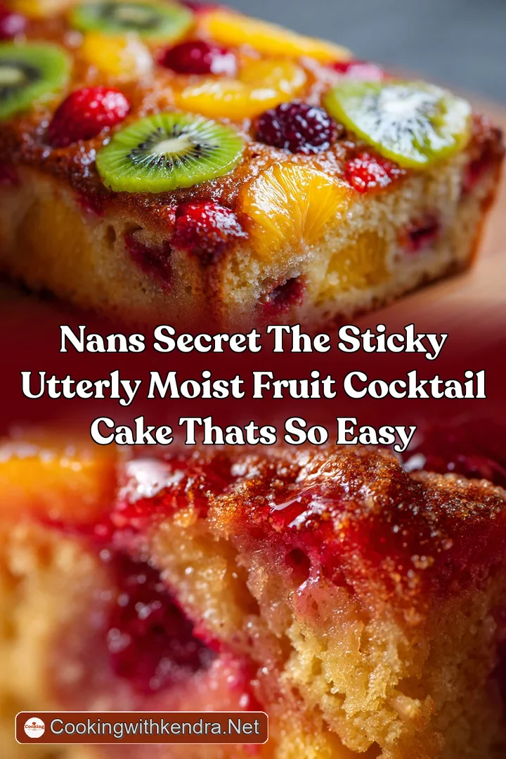 Nans Secret The Sticky Utterly Moist Fruit Cocktail Cake Thats So Easy