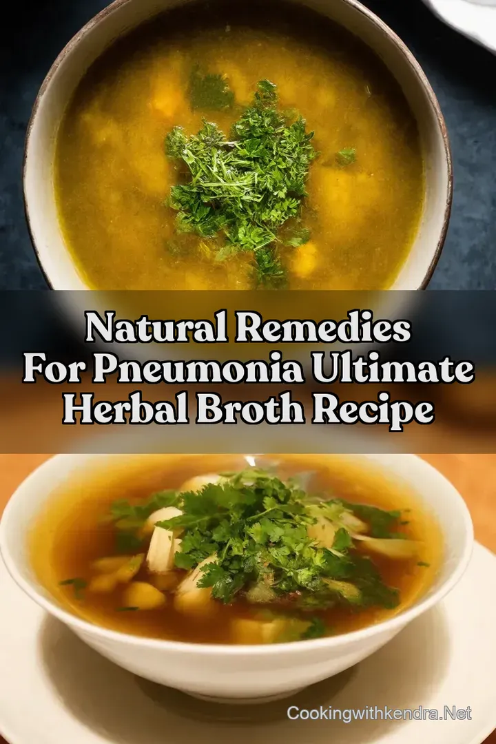 Natural Remedies For Pneumonia Ultimate Herbal Broth Recipe