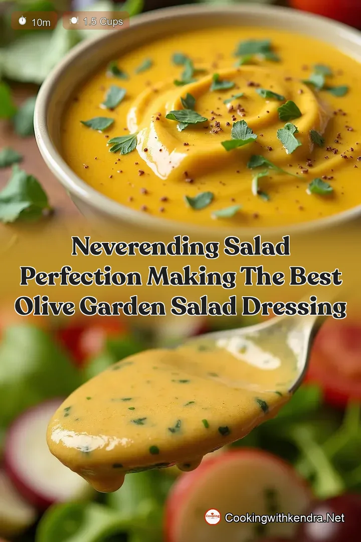 NeverEnding Salad Perfection Making the Best Olive Garden Salad Dressing