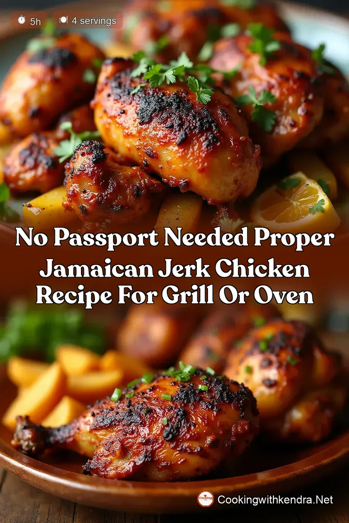 No Passport Needed Proper Jamaican Jerk Chicken Recipe for Grill or Oven