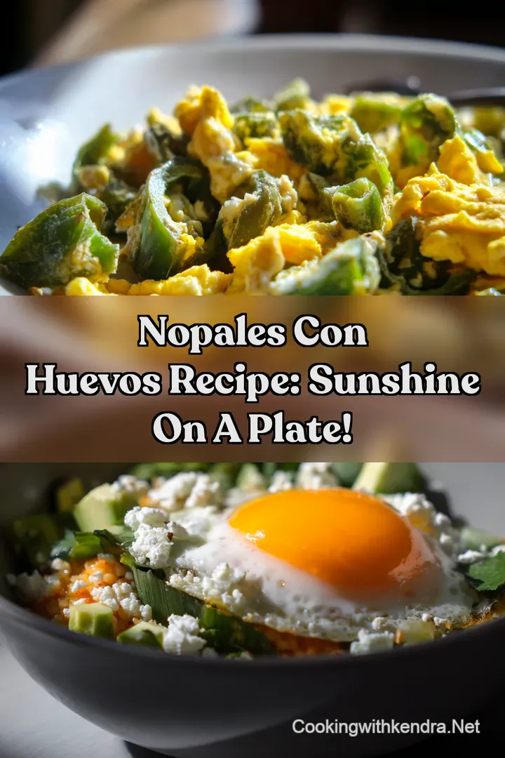 Nopales con Huevos Recipe: Sunshine On a Plate! : PIN FOR LATER Nopales con Huevos Recipe: Sunshine On a Plate!