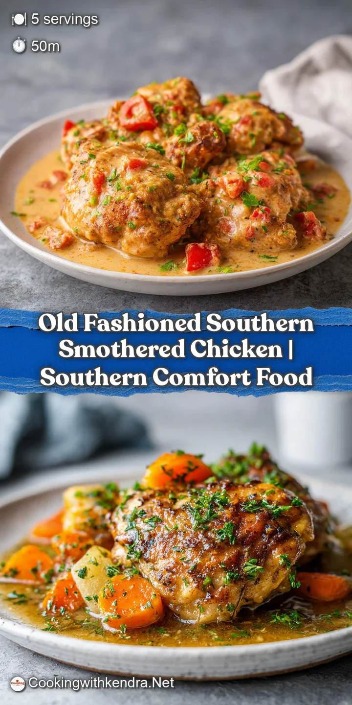 Close-up of succulent, seared chicken coated in luscious, smooth gravy, glistening under warm light.