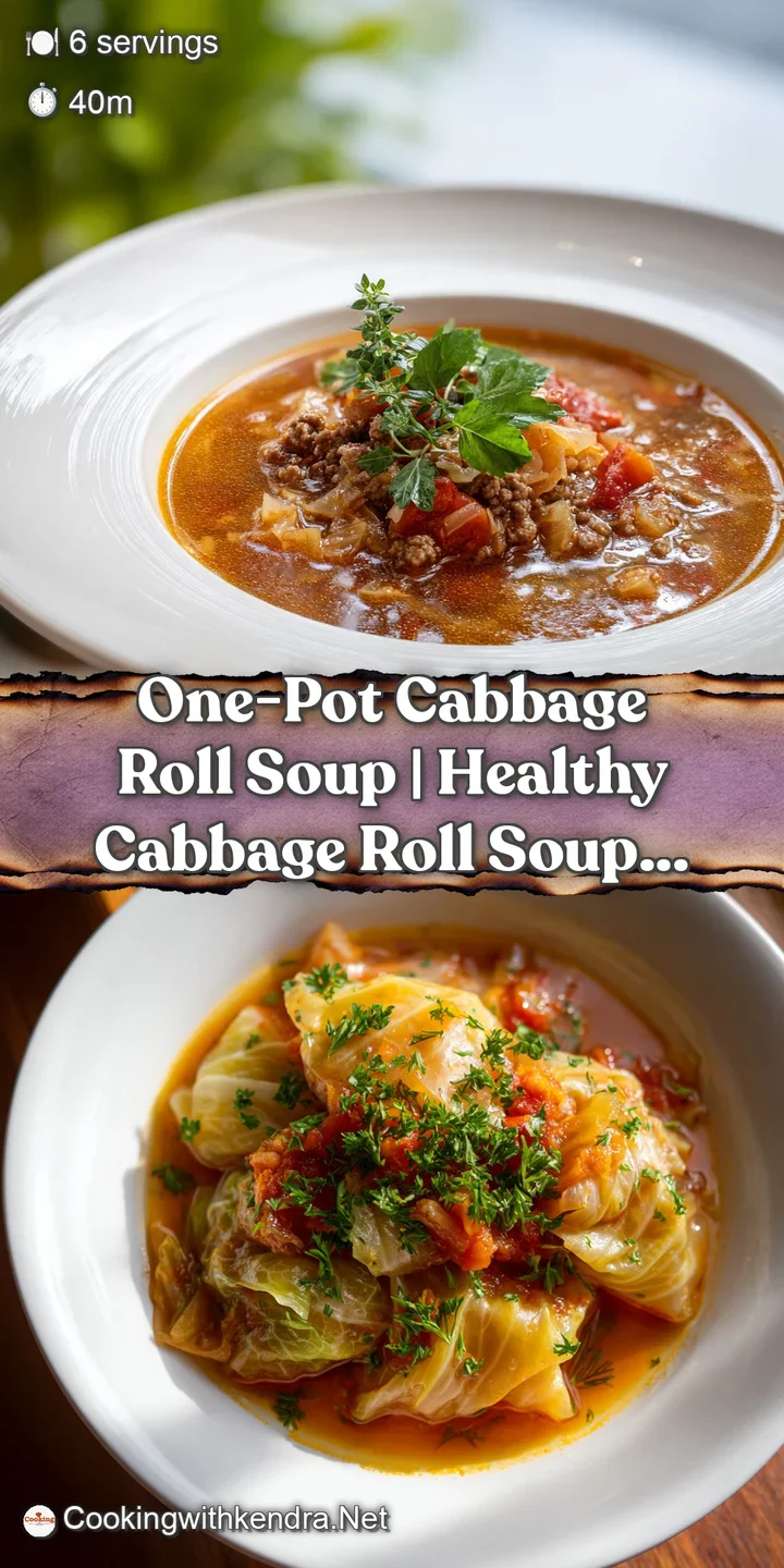 Close-up of succulent ground meat and tender cabbage pieces swimming in a rich, flavorful tomato broth.