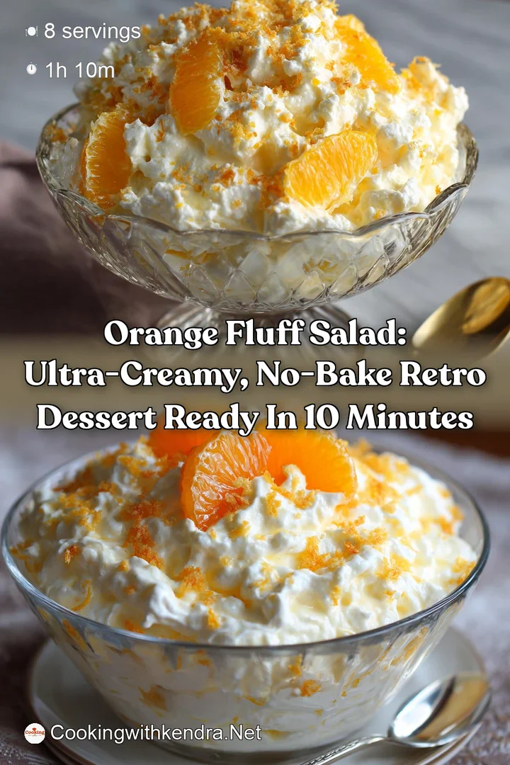 Orange Fluff Salad: Ultra-Creamy No-Bake Retro Dessert Ready in 10 Minutes