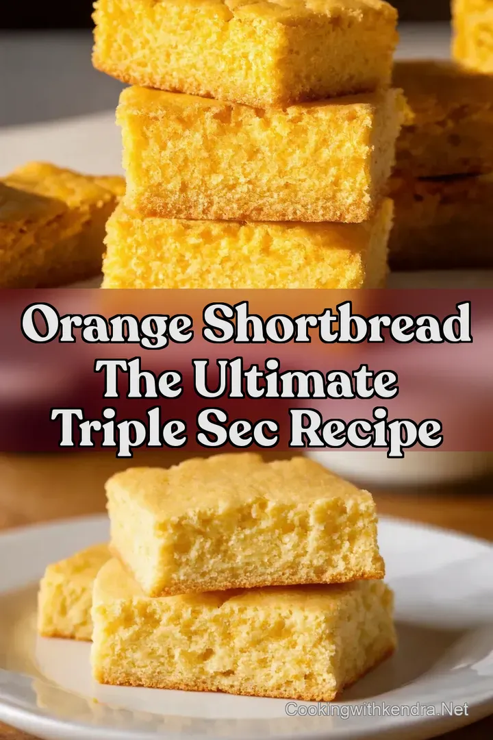 Orange Shortbread The Ultimate Triple Sec Recipe : PIN FOR LATER Orange Shortbread The Ultimate Triple Sec Recipe