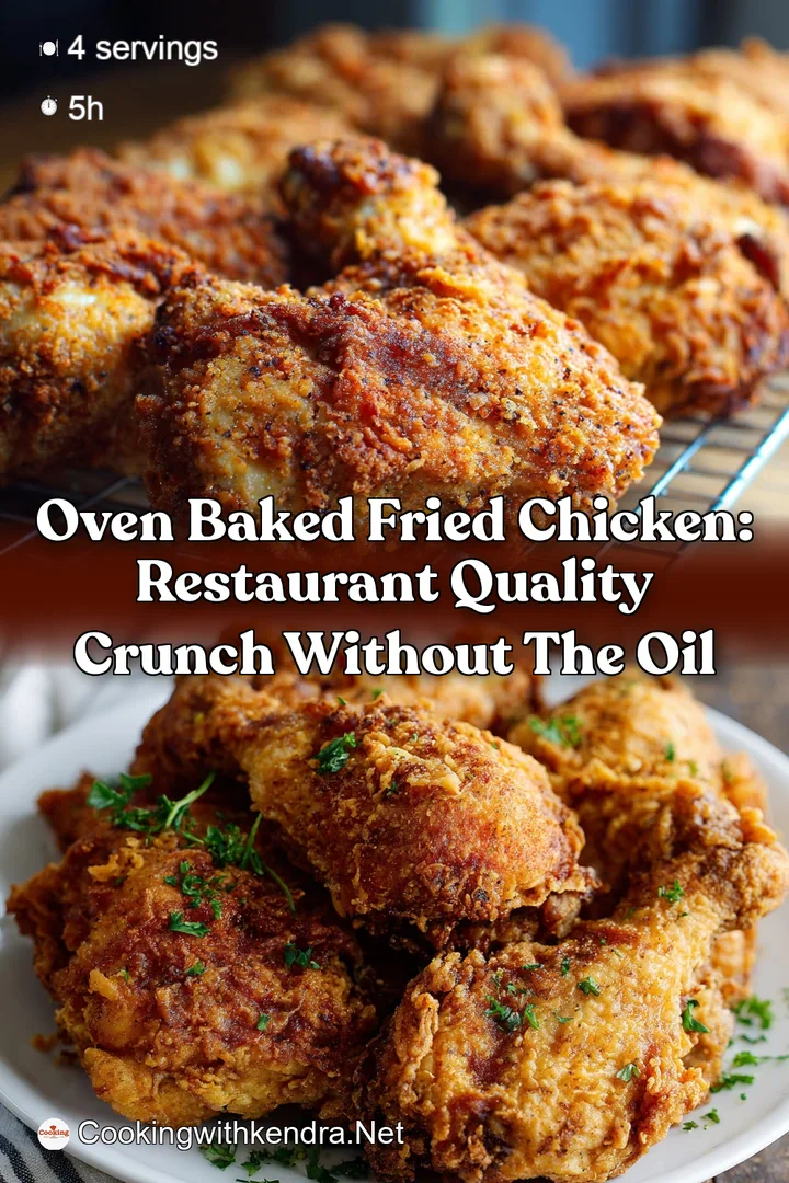 Oven Baked Fried Chicken: Restaurant Quality Crunch Without The Oil