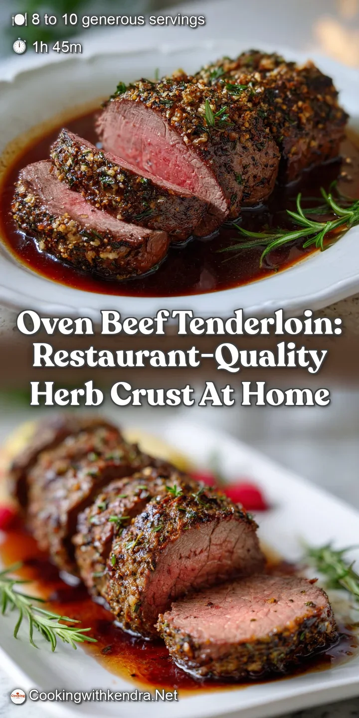 Oven Beef Tenderloin: Restaurant-Quality Herb Crust At Home