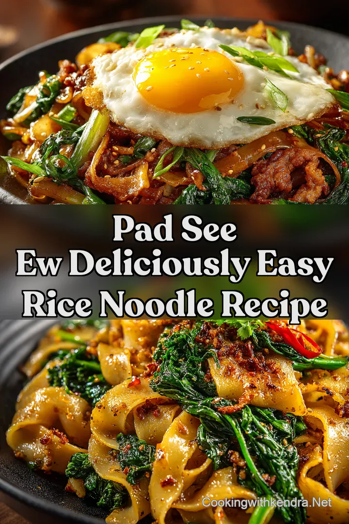 Pad See Ew Deliciously Easy Rice Noodle Recipe