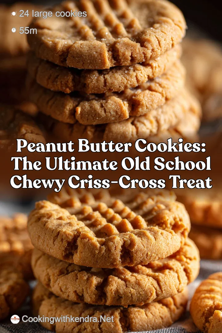 Peanut Butter Cookies: The Ultimate Old School Chewy Criss-Cross Treat