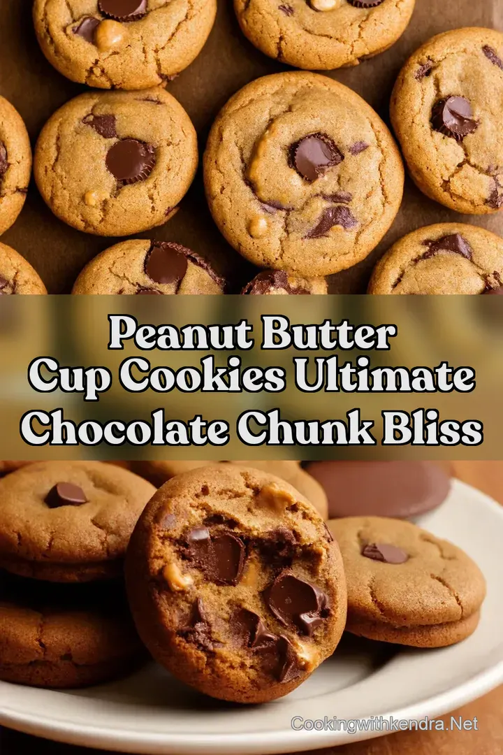 Peanut Butter Cup Cookies Ultimate Chocolate Chunk Bliss