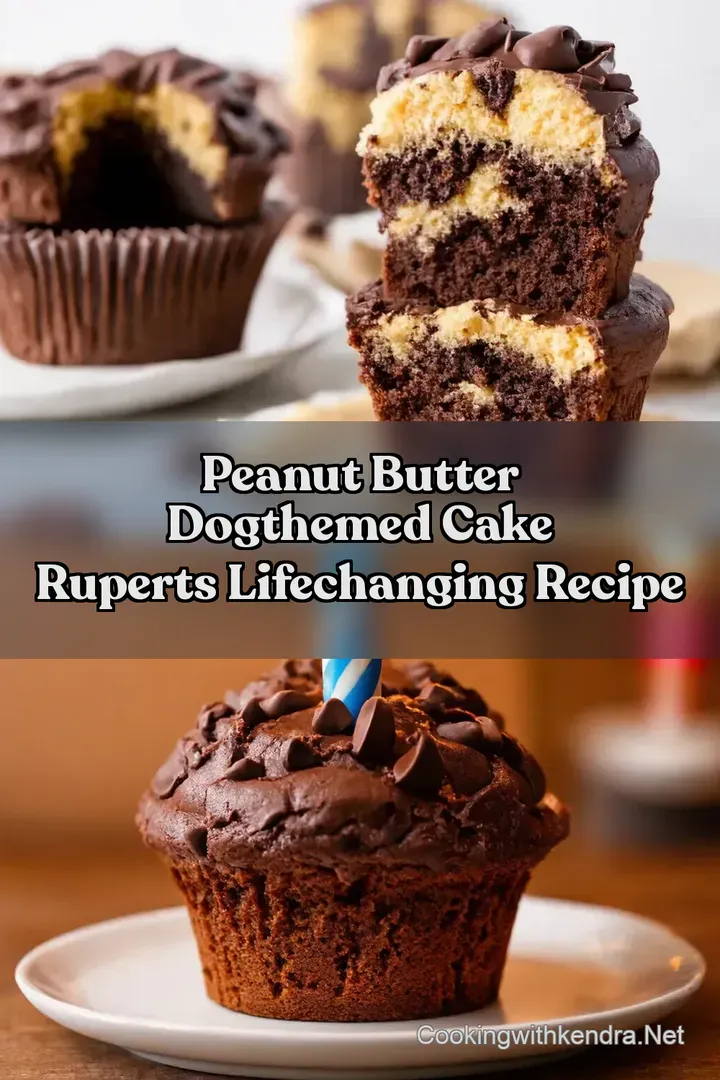 Peanut Butter DogThemed Cake Ruperts LifeChanging Recipe